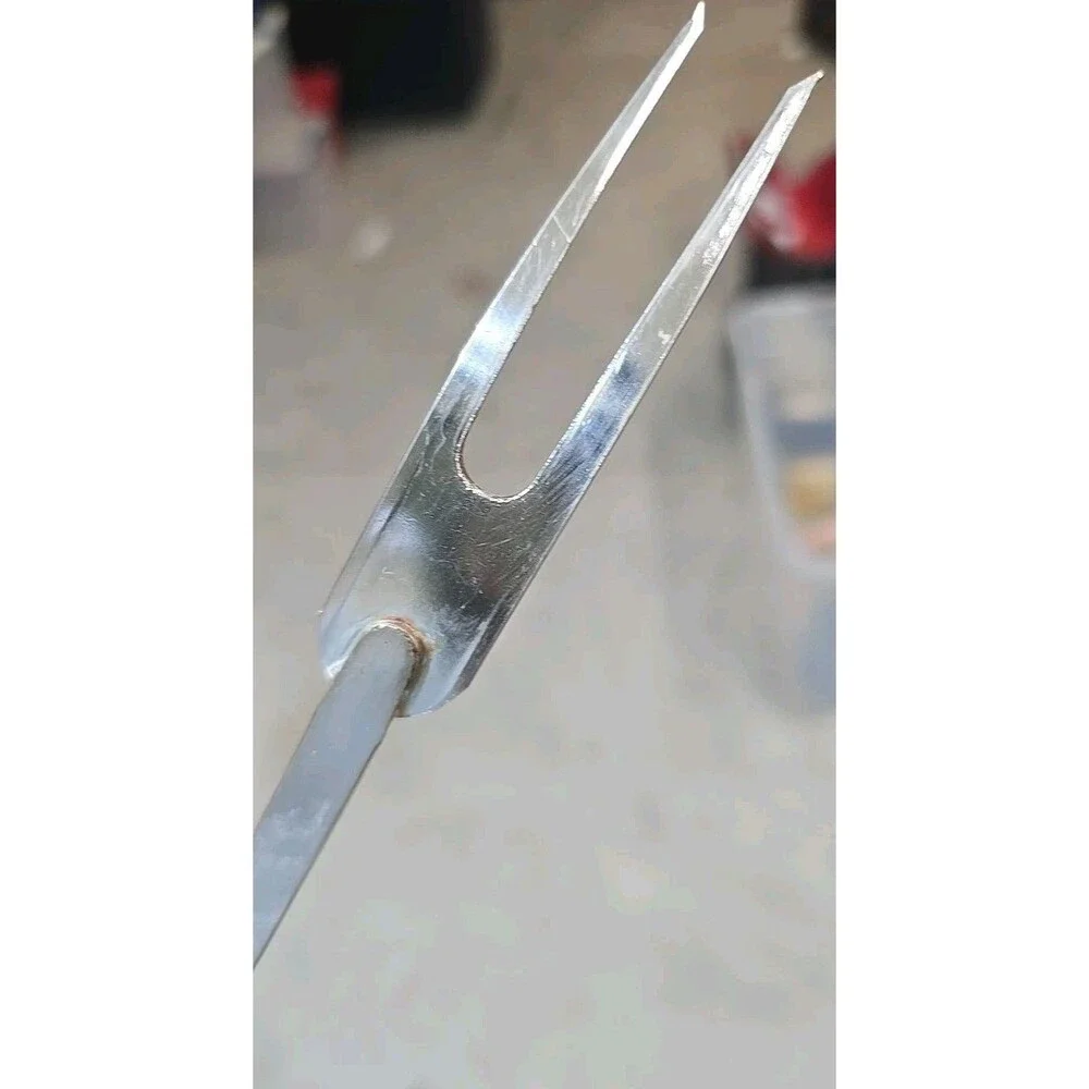VINTAGE EKCO MEAT SERVING COOKING FORK UTENSIL